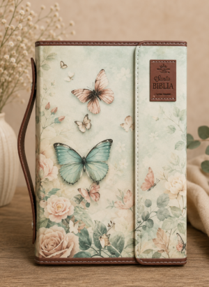 Biblia Cartera Mariposas🦋 sin pestañas